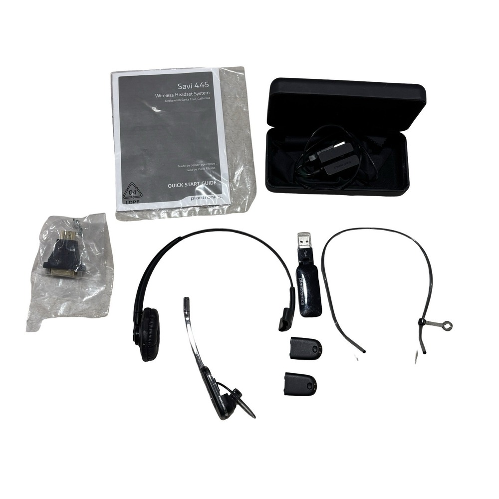 Plantronics Savi W445 Wireless Headset System *FLAWED*